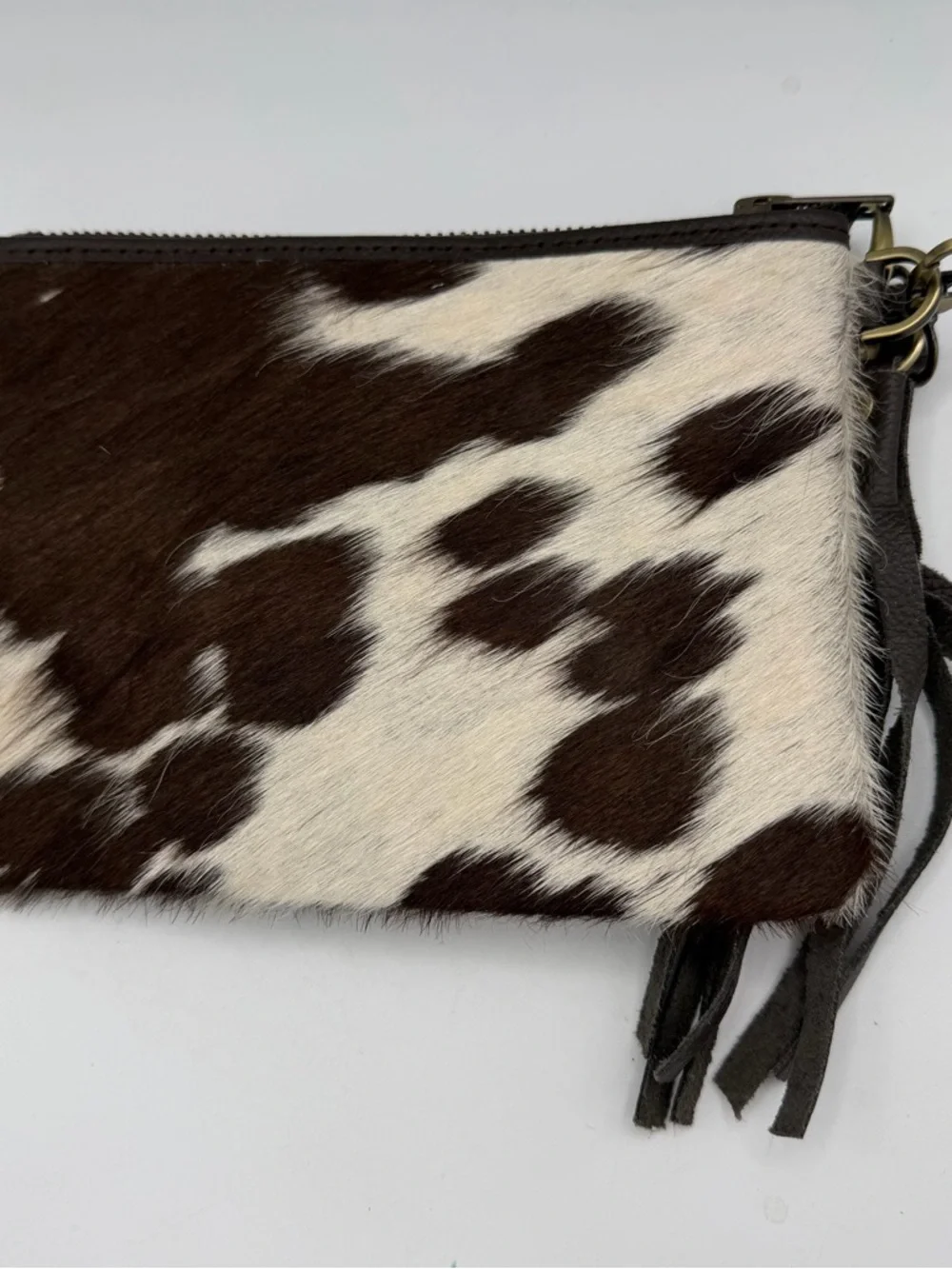 N/A cowhide wristlet